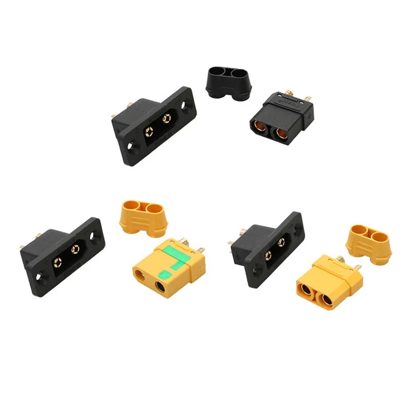 1Set XT90E-M XT90H-F Yellow Black XT90S-F Kit Anti-spark  Plug Connector for RC Car/Boat/Airpalne Model Toy DIY Accessories