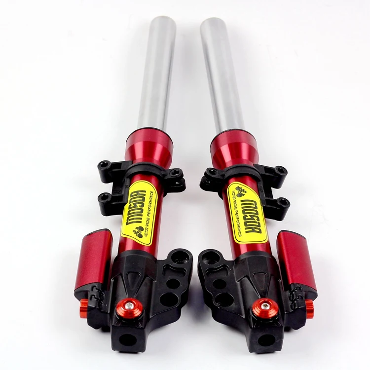 Motorcycle Front Shock Absorbers Suspension Hydraulic Fork 400mm-30mm Not Adjustable For Yamaha Scooter Modify