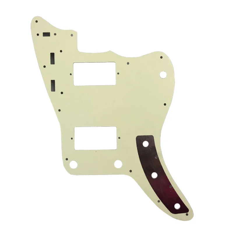 Guitar Parts Pickguards With 13 Screws For Left Handed  Fender US Jazzmaster Guitar With PAF Humbucker Scratch Plate Replacement