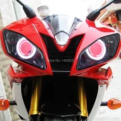 for Yamaha YZF R6 2006-2007 Motorcycle Headlight Head light Headlamp Angel Eye HID Devil Eye Projector Headlight Assembly