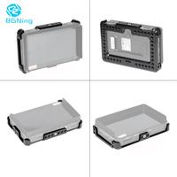 1XBGNing Aluminum Alloy Monitor Cage Bracket Monitor Case Perfect Monitor Mount Fit For FeelWorld F6 Plus On-Camera Monitor