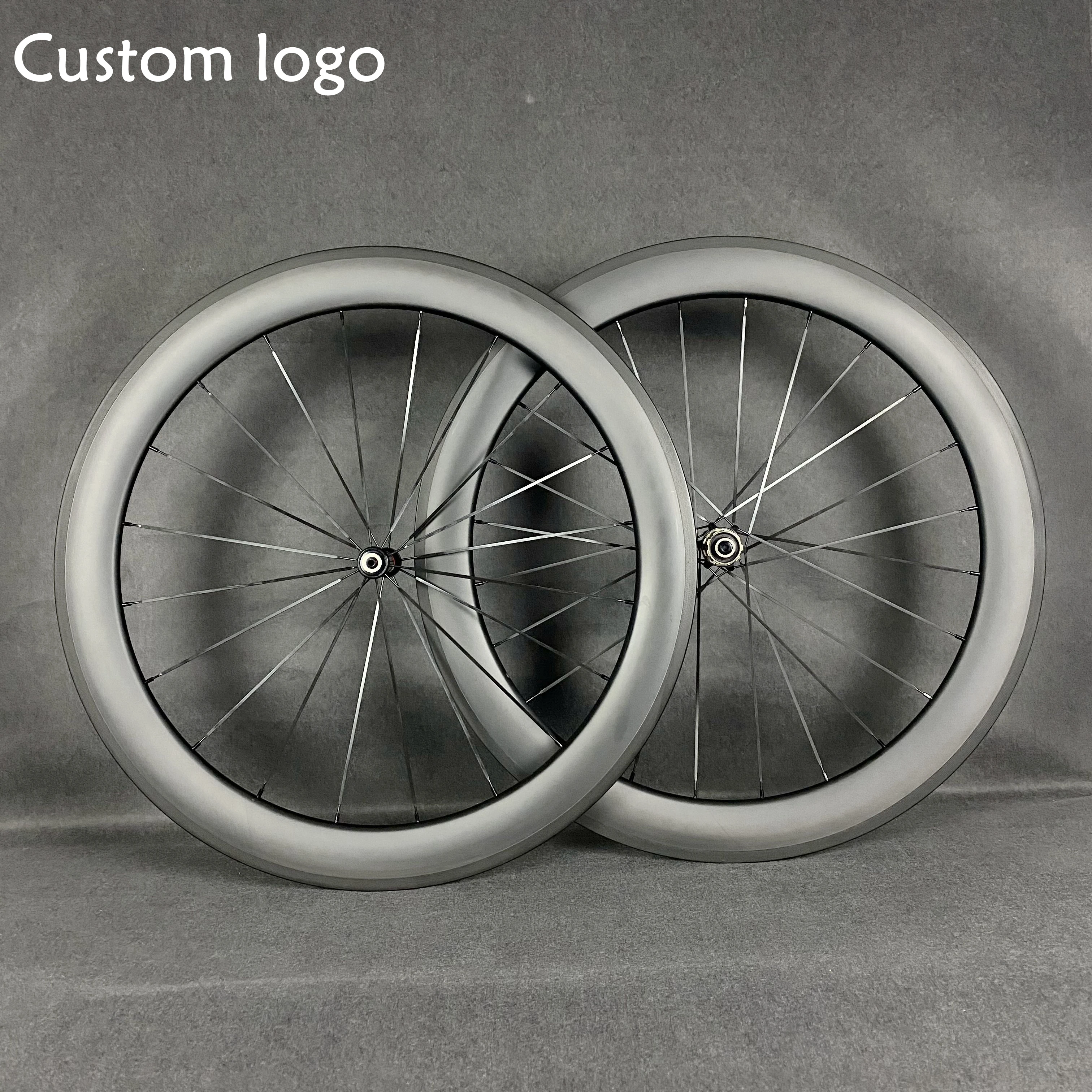 

Full carbon 700C Road bike wheels 60mm depth 23/25mm width clincher/Tubular/Tubeless Road Bicycle wheels with UD matte finish