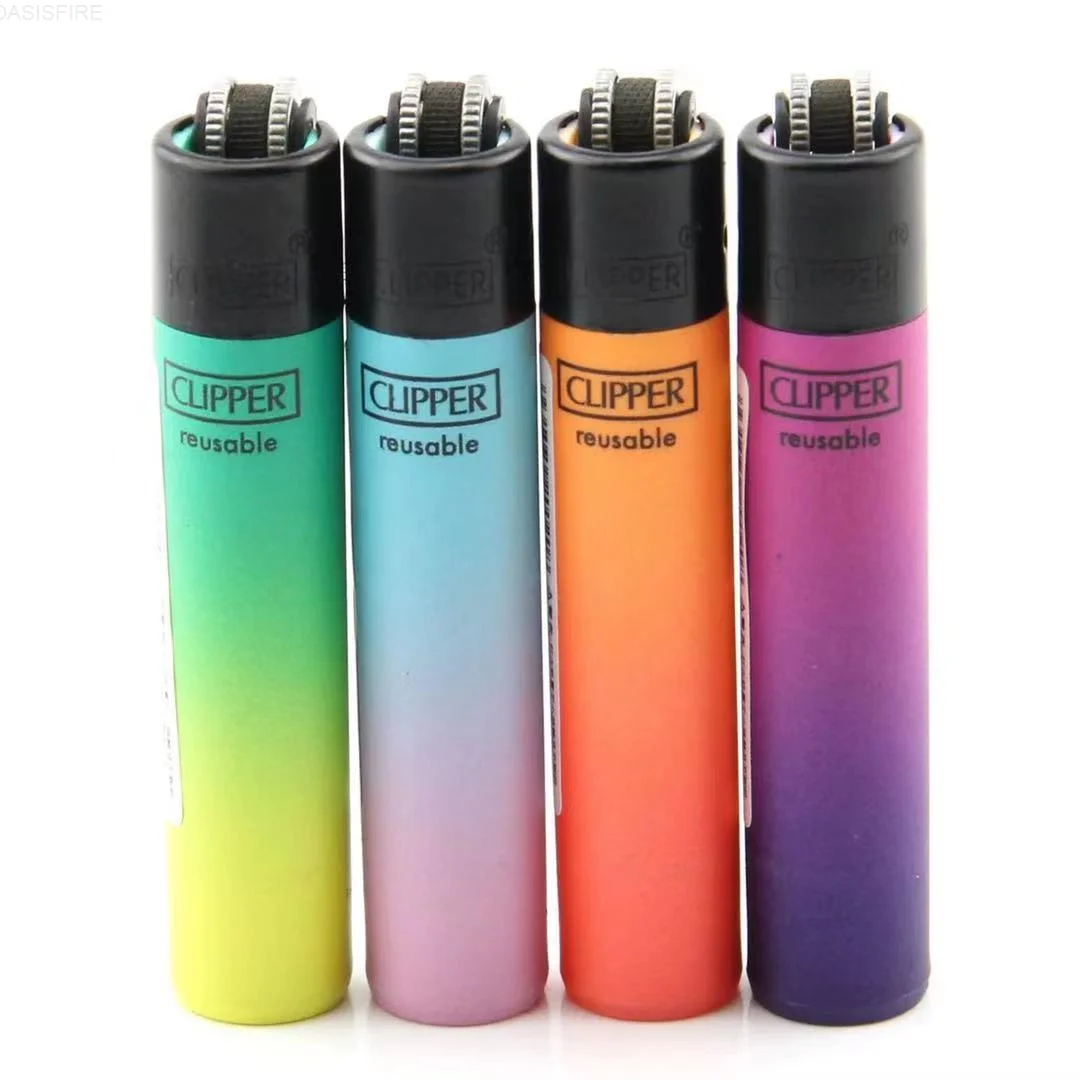 Grinding Wheel Original Clipper Butane Nylon Lighter Refillable Gas Lighter for Collections and Gifts (wholesale)