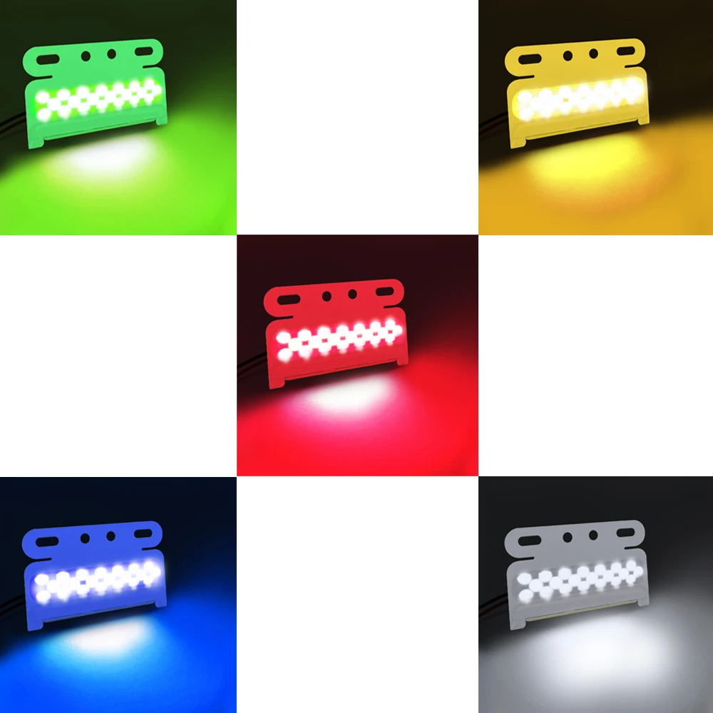 10pcs 24V COB LED Truck Turn Signal Side Marker Lights Trailer Lateral Position Brake Rear Fog Warning Lamps RGB Car Accessories