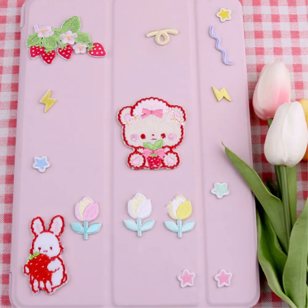 MAXSIN FUN 1 шт. высокое качество нашивки с животными милый маленький медведь кролик наклейка утюжок на одежду сумка джинсы Сделай Сам декоративные аксессуары