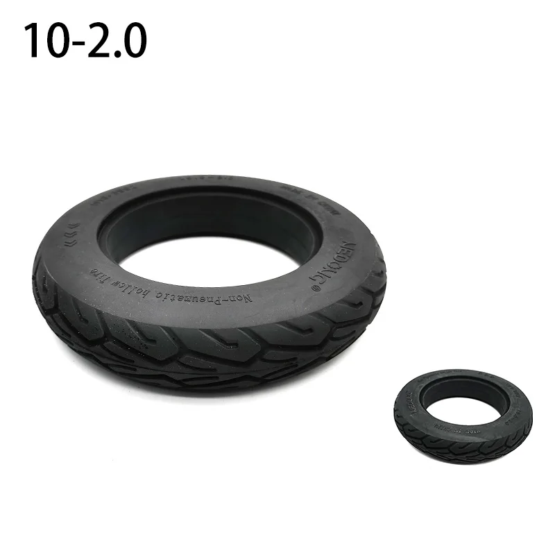 

10x2.0 Solid Tire 10 Inch Non Pneumatic Explosion-Proof Tyre for Electric Scooter Balance Car Bicycle