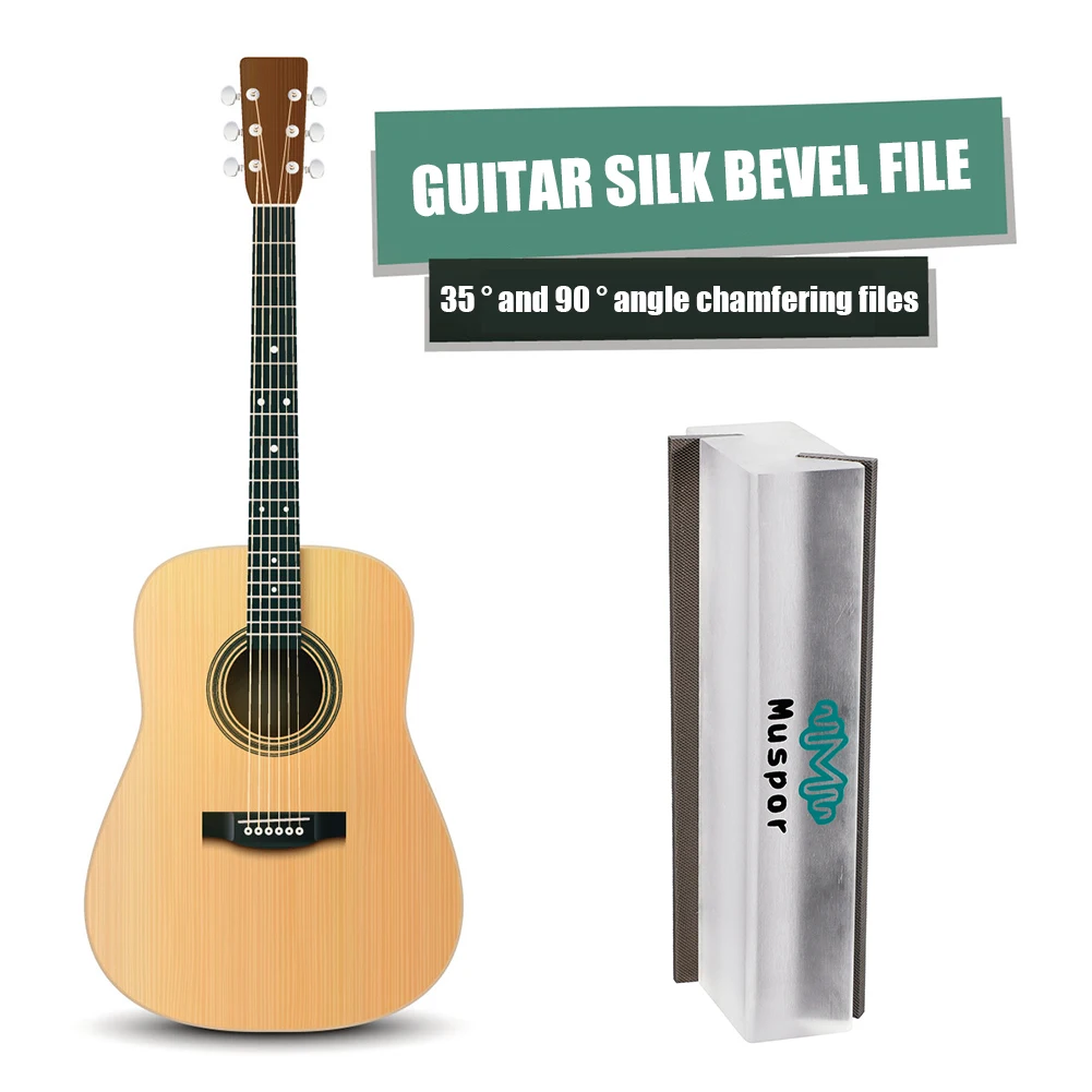 Guitar Fret Crowning File Luthier Repair Maintenance Polishing Tools Bevel-flush Files Musical Instruments Parts