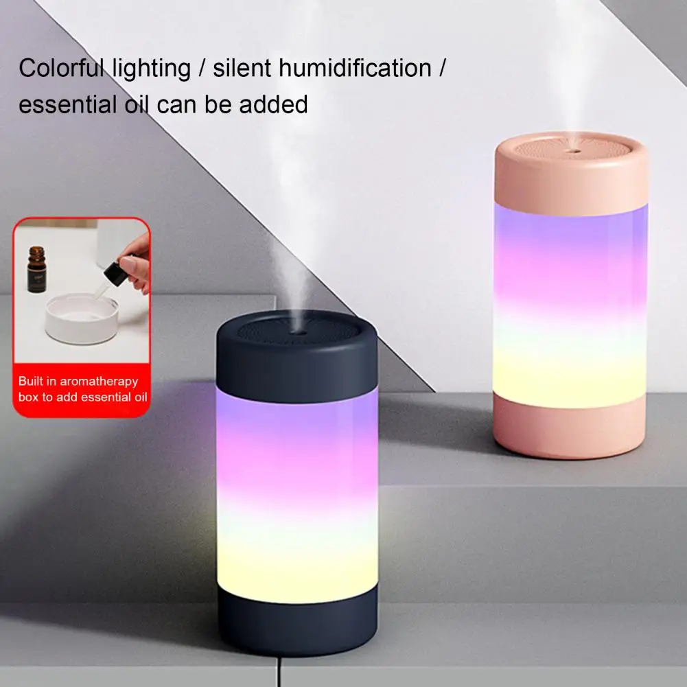 Simple Design USB Humidifier Safe Colorful Light Small LED USB Personal Desktop Cool Mist Humidifier