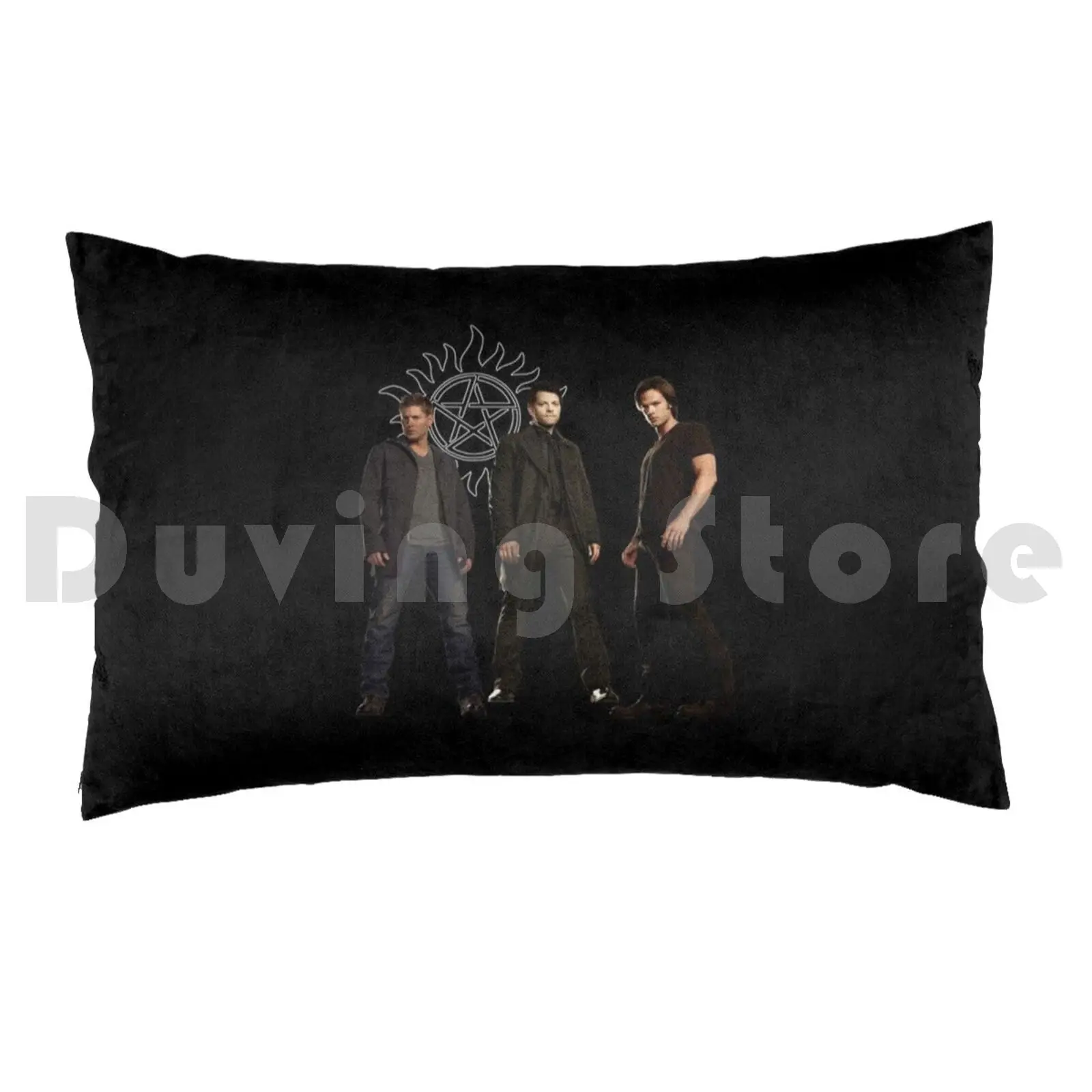 Supernatural Pillow Case 20*30 Inch Supernatural Dean Winchester Sam Winchester Castiel Ackles Padalecki Collins