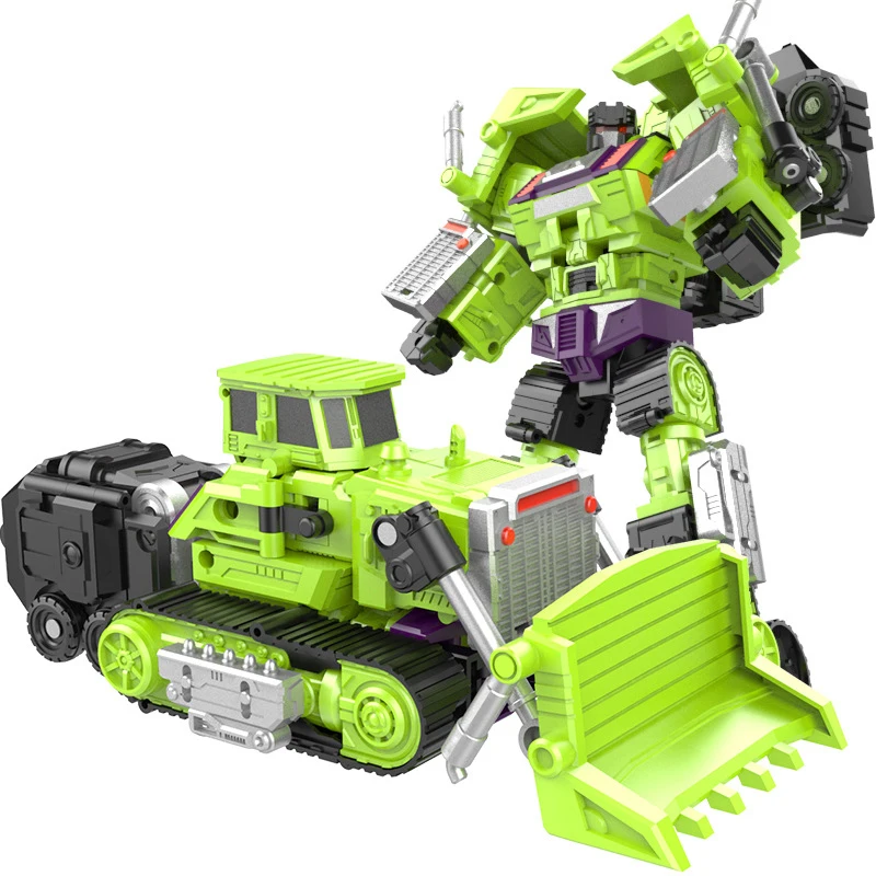 Transformatie Devastator Hercules 6In1 Action Figure Speelgoed Oversized Movie Model Vervorming Ko 8008 Auto Robot Figma Gifi Voor Kids