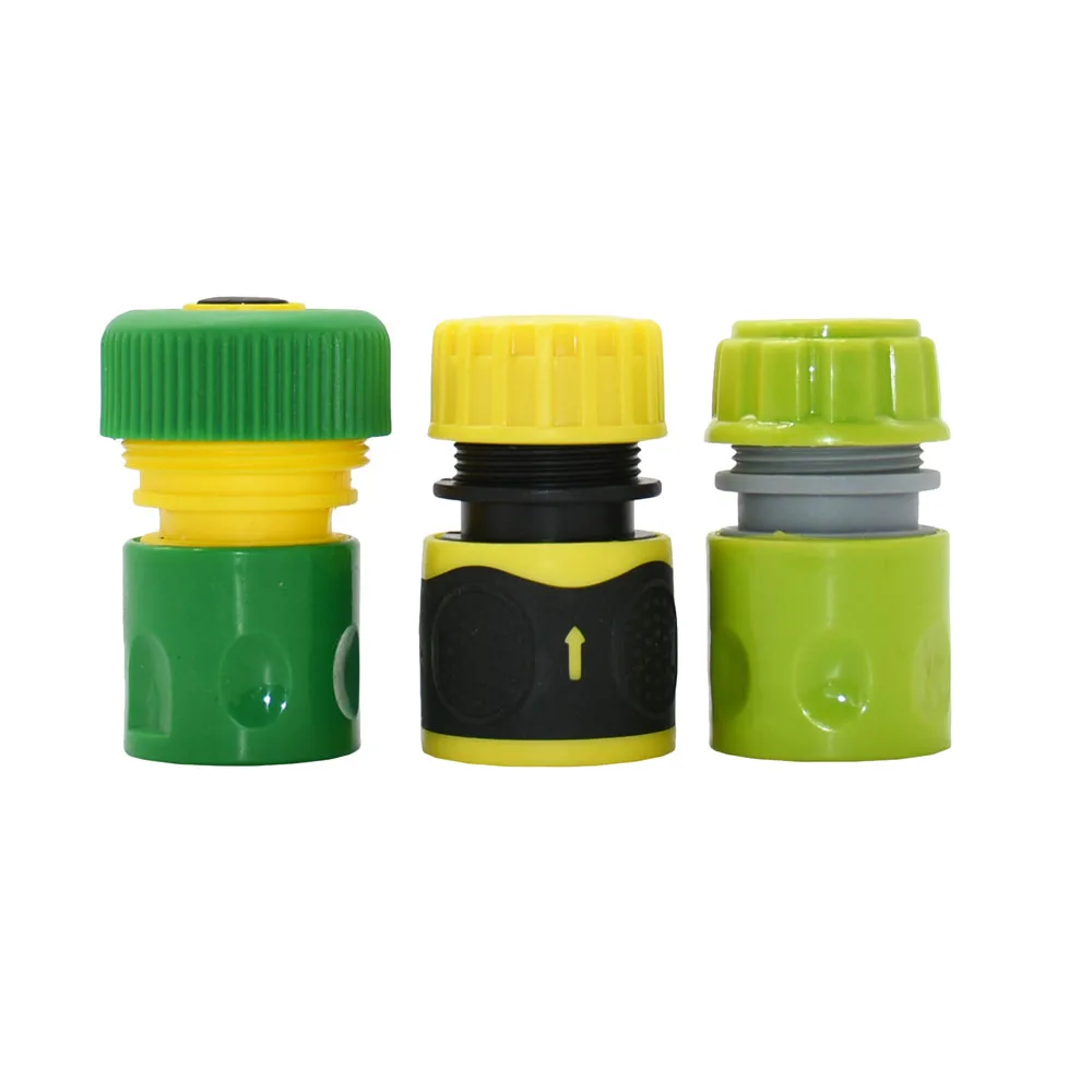 

2pcs Garden Hose Quick Connectors Tap Adapters 1/2" 3/4" 1" Hose Garden Irrigation Watering Car Wash Nipple Joint Coupler