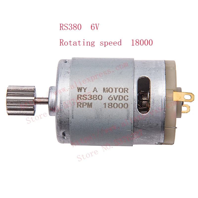 Electric Motor RS 380 6V  12V Motor Drive Engine Accessory Kids RC Car Children Ride on Toys Replacement Parts