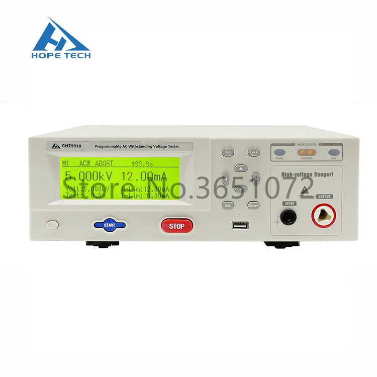 CHT9910 AC Hipot Tester Measuring AC Withstand Voltage and Leakage Current