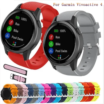 חדש Watchstrap להקת עבור Huawei שעון GT 2e / GT2 46mm / GTR 47mm silicoe צמיד עבור Garmin vivoactive 4 רצועת יד צמיד