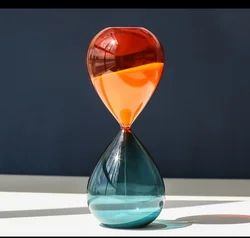 Two-color Hourglass Timer Home Decor Desk Living Room Decoration Kitchen Tools Glass Crafts Gifts Sand Timer 5/15/30/60 Min