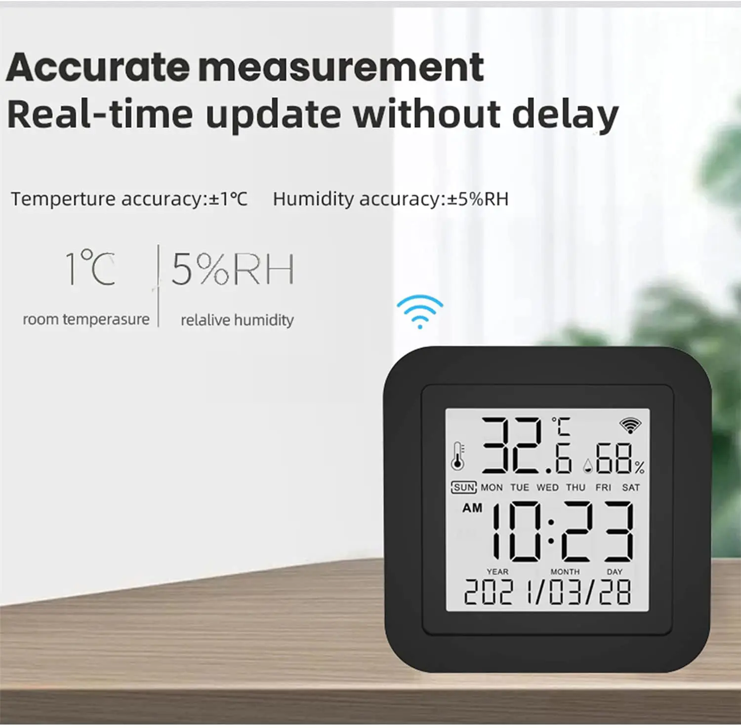 IR REMOT CONTROL Tuya Temperature Humidity Sensor Date Display Alexa Go Remote Smart Air Conditioner Controller Wifi