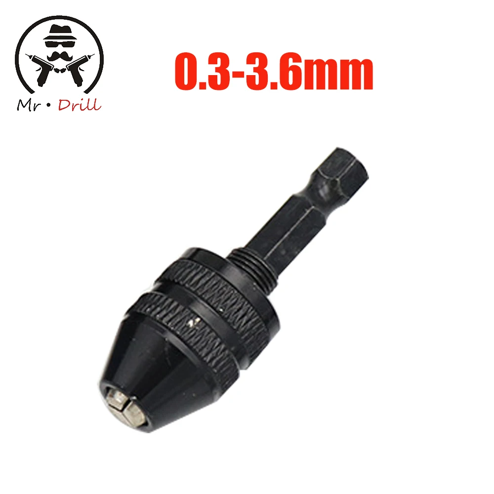 0.3-3.6mm 빠른 척 플러그 변경 어댑터 드릴 육각 핸들 1/4 "육각 섕크 도매 가격