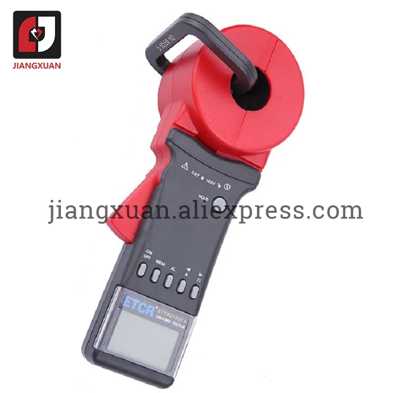 ETCR2100A+ Digital Clamp On Ground Earth Resistance Tester Meter