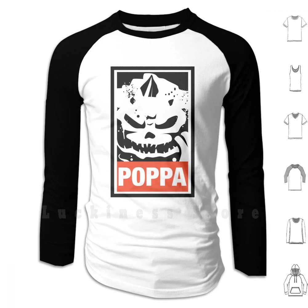 Poppa Nurgle Hoodies Long Sleeve 40000 40000 3 Nurgle Poppa Nurgle Plague Lord Papa Pestilence Decay Emblem Plague