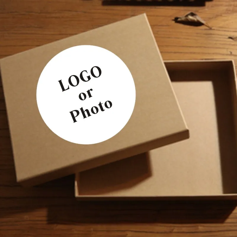 100 Pieces, Customize Your Personalized Label/wedding Sticker Design/kraft Paper Baking Gift Sticker/gift/company Logo