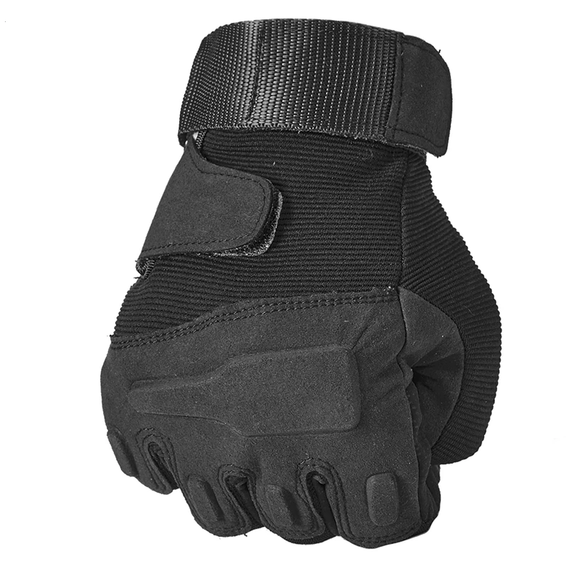 Motorcycle non-slip sweat-absorbent full-finger gloves thickened tactical anti-cut gloves