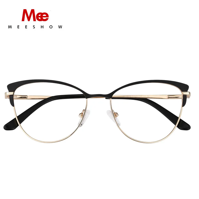 

MEESHOW Glasses Frame Men women oval Prescription Eyeglasses Female Myopia Optical Frames Clear Spectacles Eyewear m6916