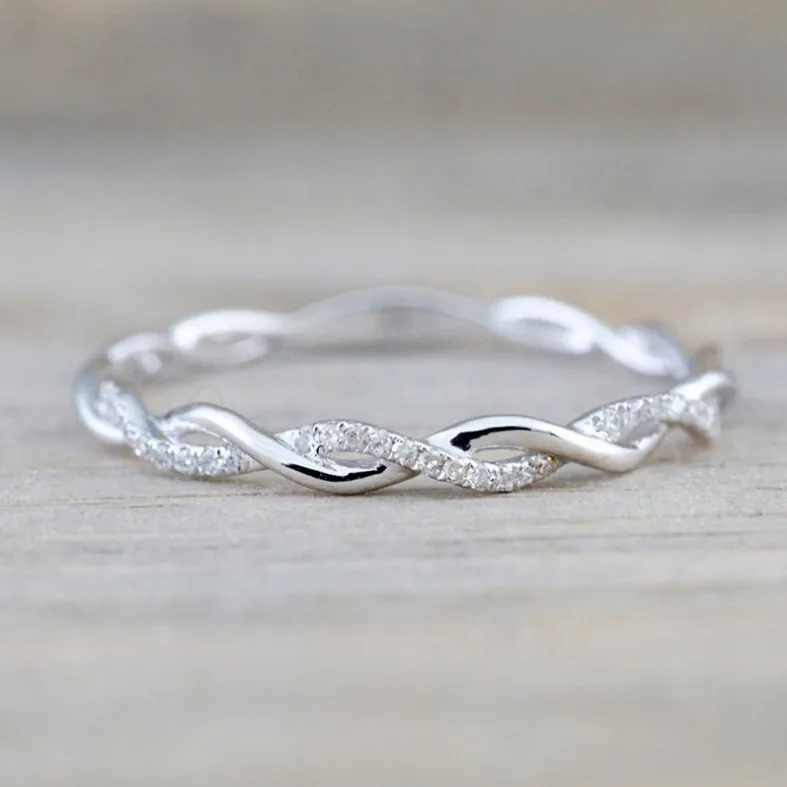Ins Flut Einstellbare Edelstahl Ringe Für Frauen Einfache Temperament, Verlobung, Hochzeit Ringe Mode Schmuck