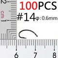 100 Piezas Tamaño 14