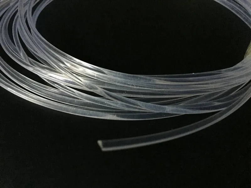 5mm (dia.) Cabo de fibra ótica de plástico transparente, iluminação para casa, automóveis, faça você mesmo, limpa, pendurada, lâmpada, decoração