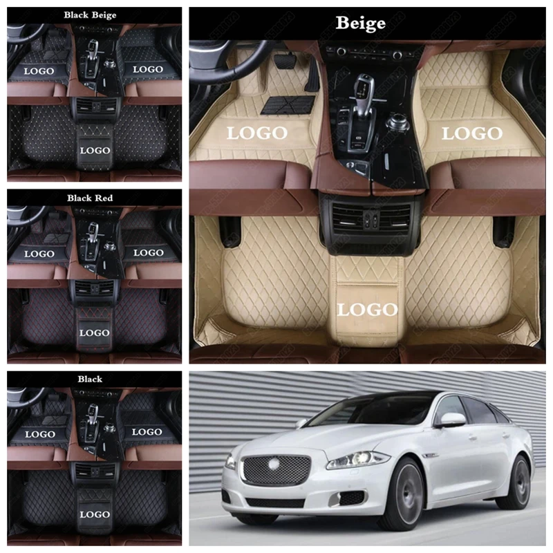 

Car Floor Mats for Jaguar XE XF XJ XJL XK XJ6 XJ6L I-PACE E-PACE F-PACE F-TYPE Leather Automotive Foot Rugs Mat Auto Carpet Pads