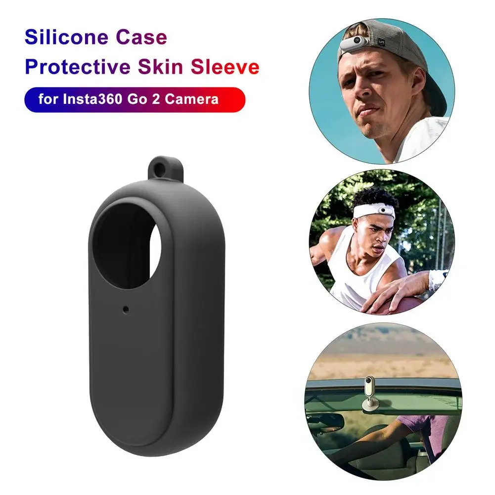 Étui de protection complet en Silicone pour caméra Insta360 Go2, Anti-poussière et anti-rayures, nouvelle collection