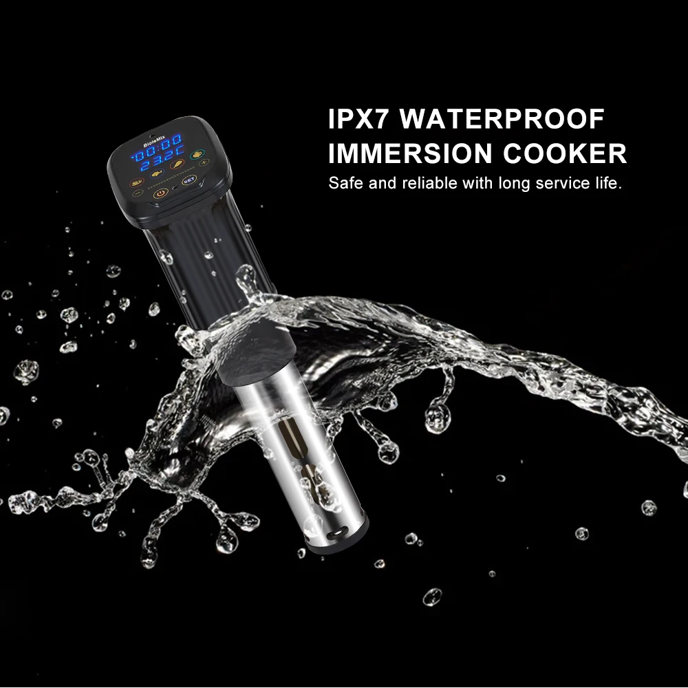 Kompor Presisi Biomix Sous Vide dengan Kontrol Aplikasi Wifi 1200W Pemanas Vakum Sirkulator Imersi Suhu Akurat