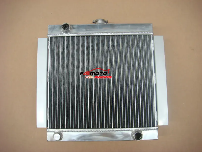 3 Row Radiator + Fan For Ford Escort Mk1 Mk2 RS2000 Manual MT Aluminum 1968-1980 80 79 78 77