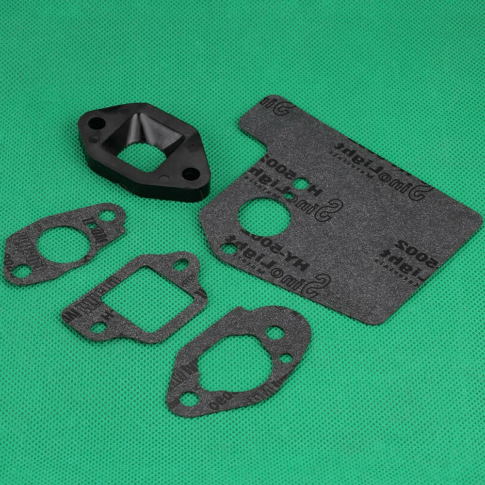 Imagem -02 - Carburador Isolador Junta Kit Air Guide Silenciador Cortador de Grama Parte Honda Gcv190 Gsv190