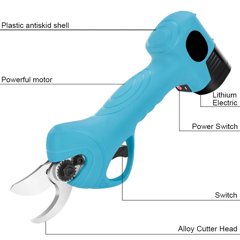 Wireless electric scissors rechargeable garden electric pruning machine branch pruning and cutting strong lithium battery