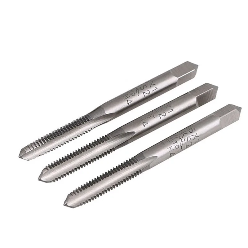 3 Chủ Đề Sprial Tập Bit Bộ Mũi Khoan SKS2 Hợp Kim Thép Không Gỉ Tay Sử Dụng Vòi Sáo Bit