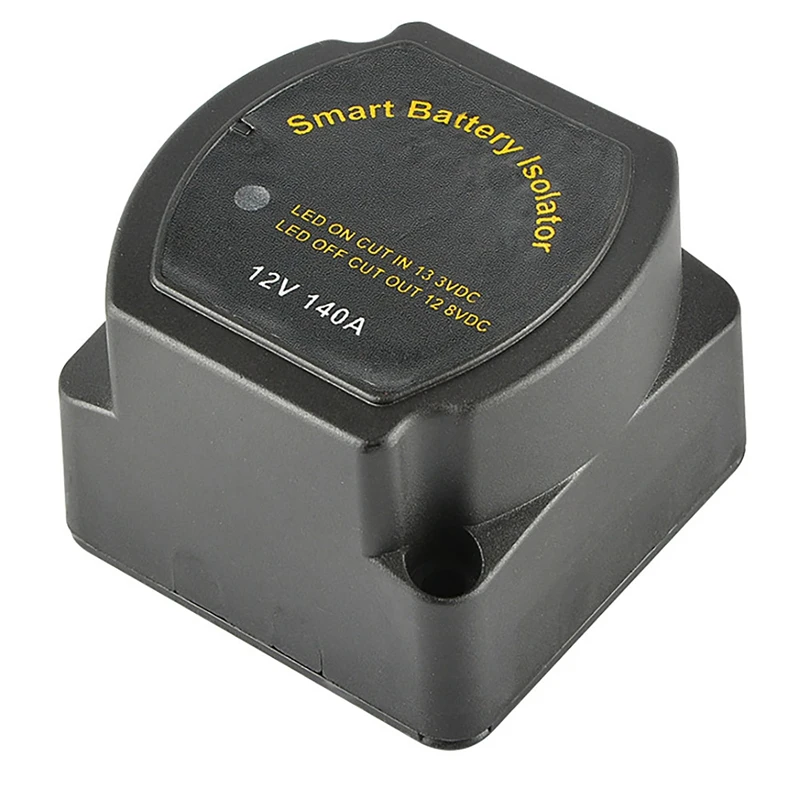 12V 140 Amp Dual Battery Smart Isolator Sensitive Relay Specially Deigned for ATV, UTV, Boats, RV's