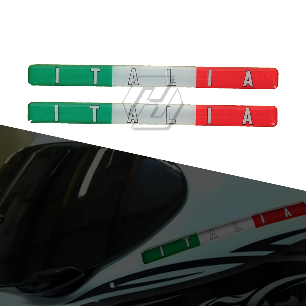 Motorcycle Tank Decals Italy Flag Italia Stickers Case for Aprilia Ducati Vespa for AGV K1 K3 K4 K5 RR4 RR7 for Ducati Vespa