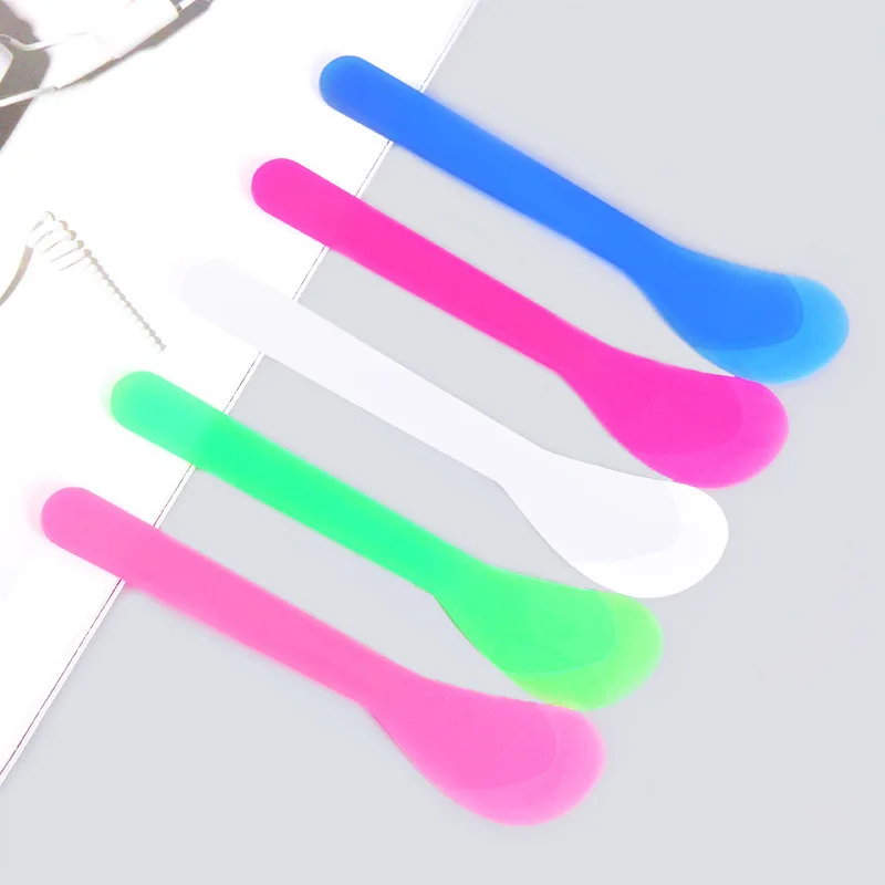 5PCS DIY Face Mask Spoon Mask Mixing Stick Cosmetic Spatula Scoop Makeup Sticks Mud for Mask Mixing Cosmetic Tool