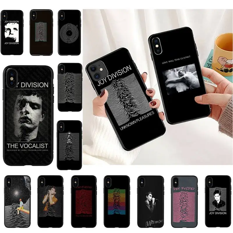 Joy division Funda de teléfono para iphone 13 11 8 7 6 6S Plus 7 plus 8 plus X XS MAX 5 5S XR 12 11 Pro max se 2020 Funda