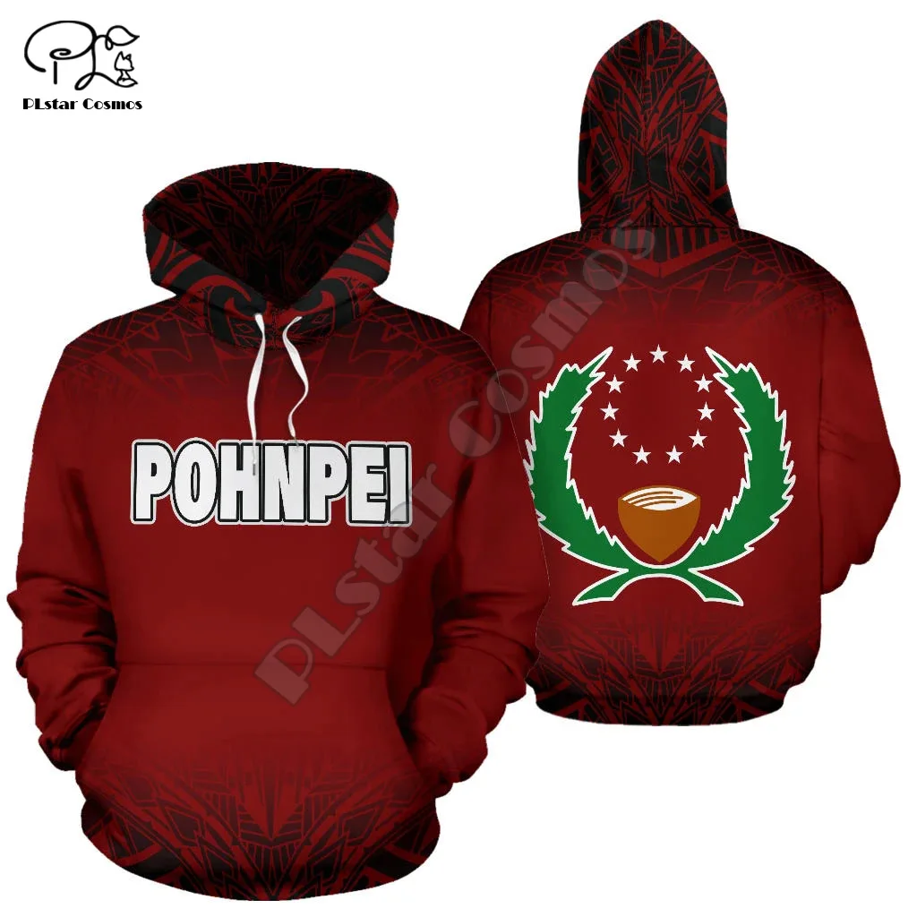 PLstar Cosmos 3DPrint Pohnpei Polynesian Culture Tribe Turtle Tattoo Unisex Men/Women Funny Harajuku Streetwear Zip Hoodies-e18