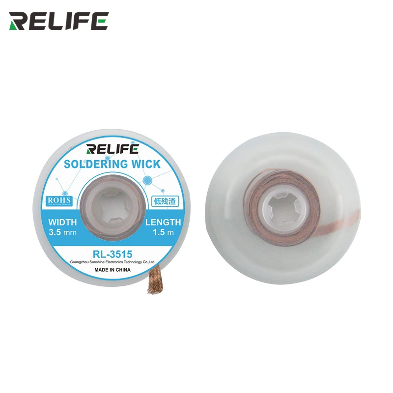 10pcs RELIFE Soldering Wick Desoldering Braid Solder Remover Wire for PCB Tin Remove Welding Repair Tool 1.5mm 2mm 2.5mm 3mm