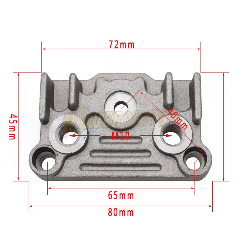 Motorcycle Oil Cooler Adapter Horizontal Engine Engine Cylinder Cover 50cc 70cc 90cc 110cc 125cc 140cc Motocross Radiator Parts