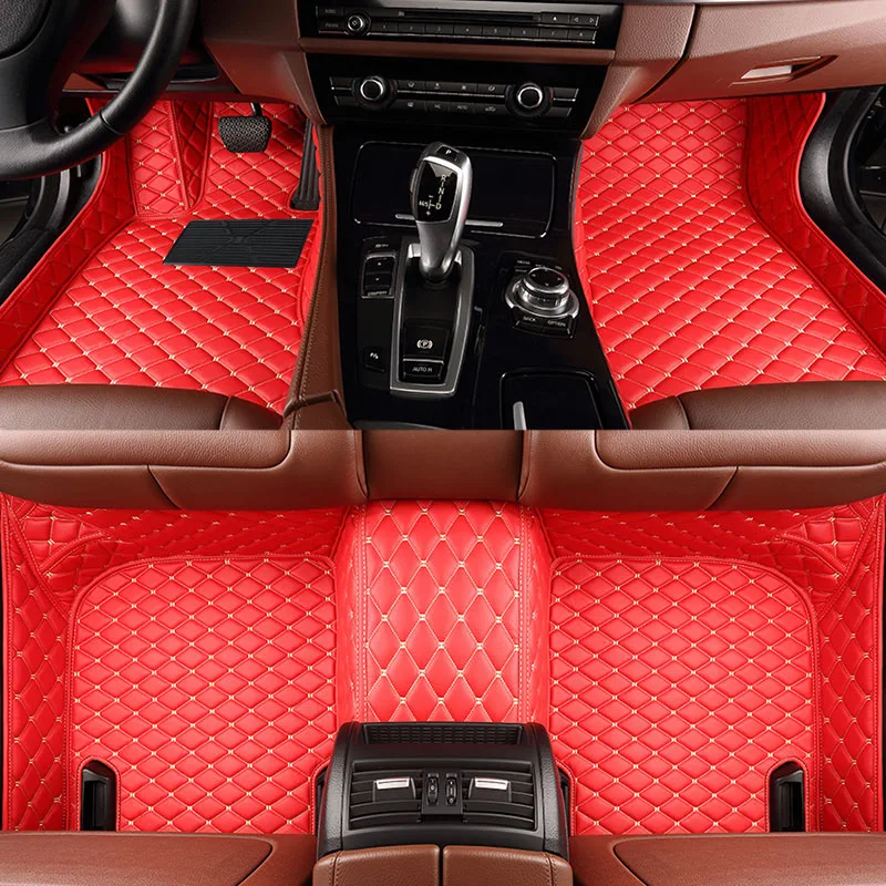 Custom Special Car floor mats for BMW X6 2020-2021-now  Leather waterproof  leather Anti-slip carpet liners