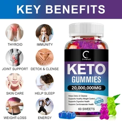 GPGP Greenpeople BHB Ketogenic Gummies Fat Burner Apple Cider Vinegar Ketogenic diet Malic Acid Weightloss For Women and Men