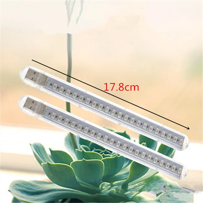 Lampe horticole de croissance LED USB, flexible, éclairage hydroponique pour semis de fleurs