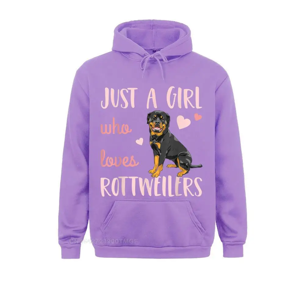 Just A Who Loves Rottweilers Funny Rottie Dog Lover Oversized Hoodie Harajuku Autumn Men Hoodies Clothes Family Sweatshirts