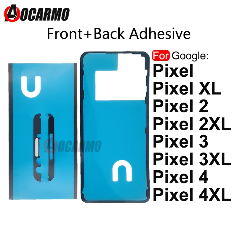 For Google Pixel 2 3 4 3A 4A XL 2XL 4XL 3xl 3AXL 4a 4g 5G 5 LCD Screen Adhesive Tape Back Cover Frame Sticker Glue Replacement