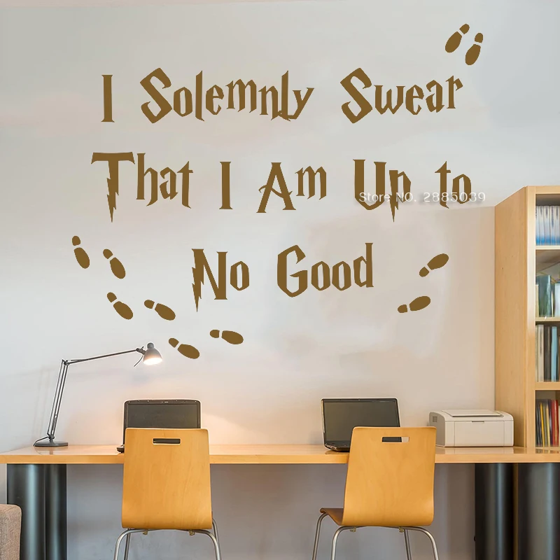 Vinyl Quote Art Marauder Wall Decals Lettering 