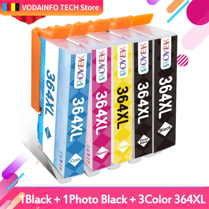 Cartucce d'inchiostro per HP364xl per HP 364 364XL PER Stampanti Photosmart 5520 6510 6520 7510 B109 B110 B209 C310 C410